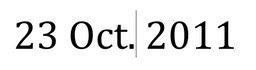 23 Oct 11